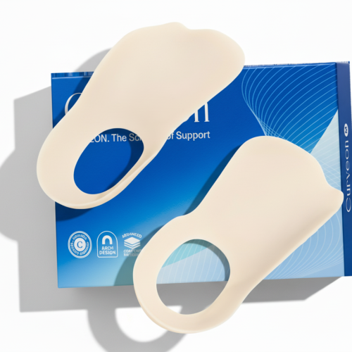 커브온 탄성아치가이드 오다리 키높이 족저근막염 쿠션 평발 신발 교정 군대 깔창